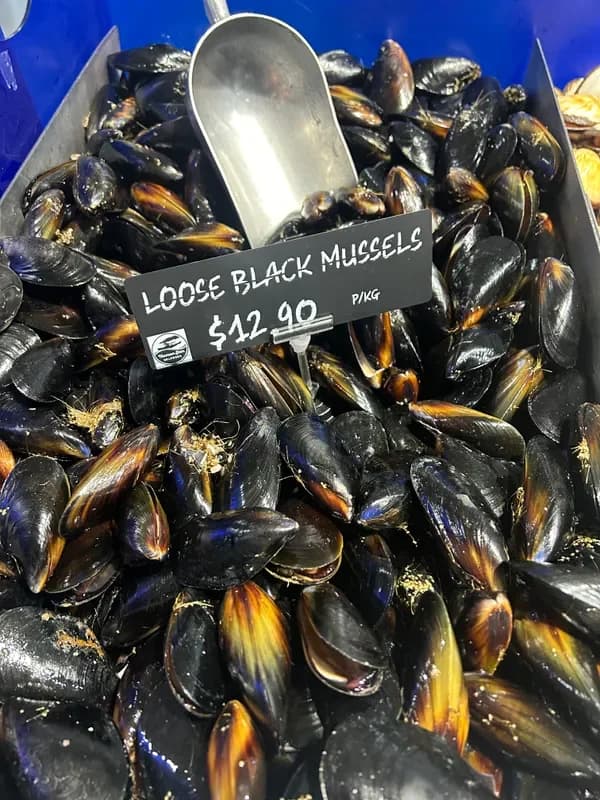 Fresh Black Mussels 500g