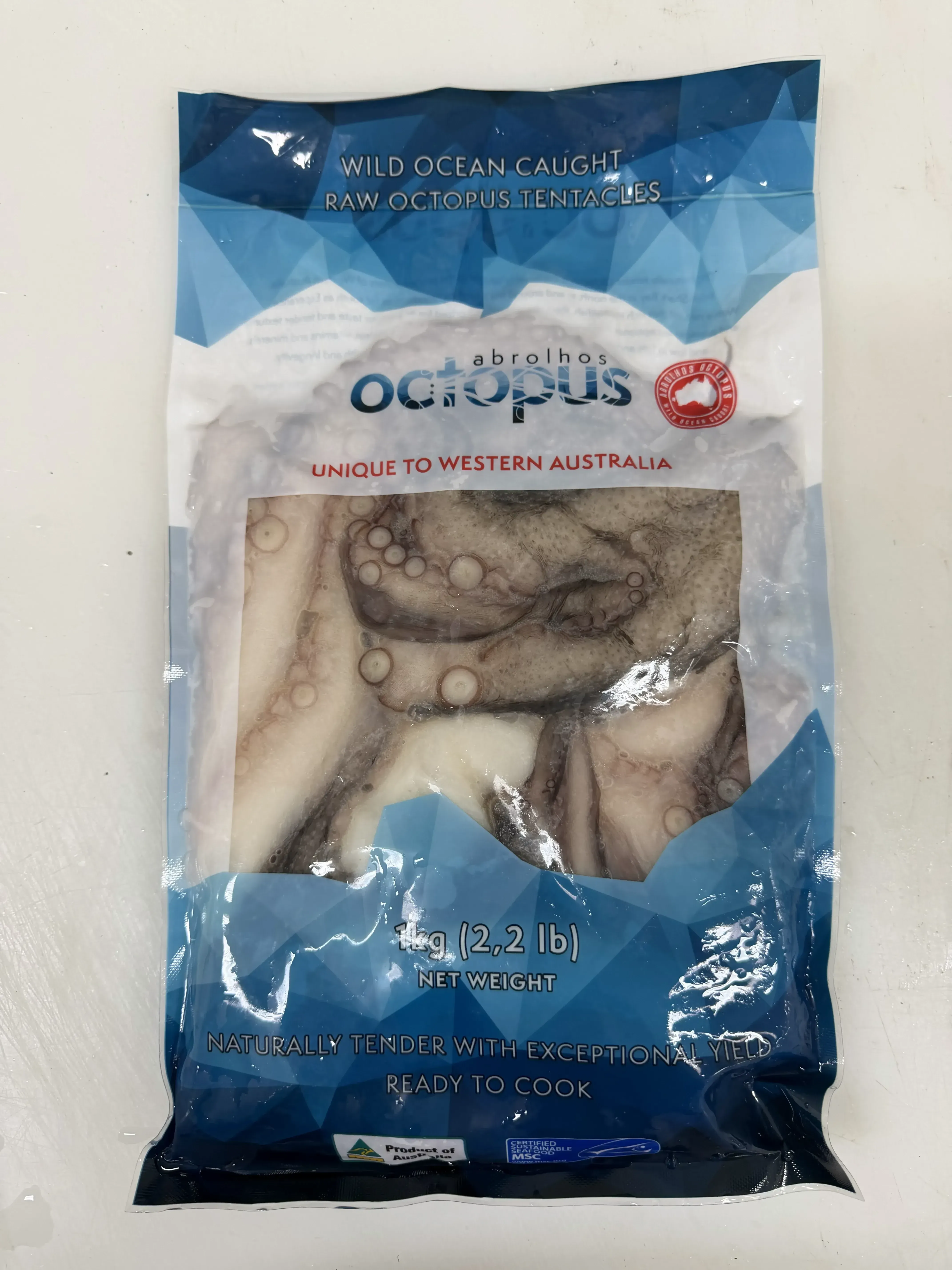 Frozen Octopus Tentacles Sashimi Grade