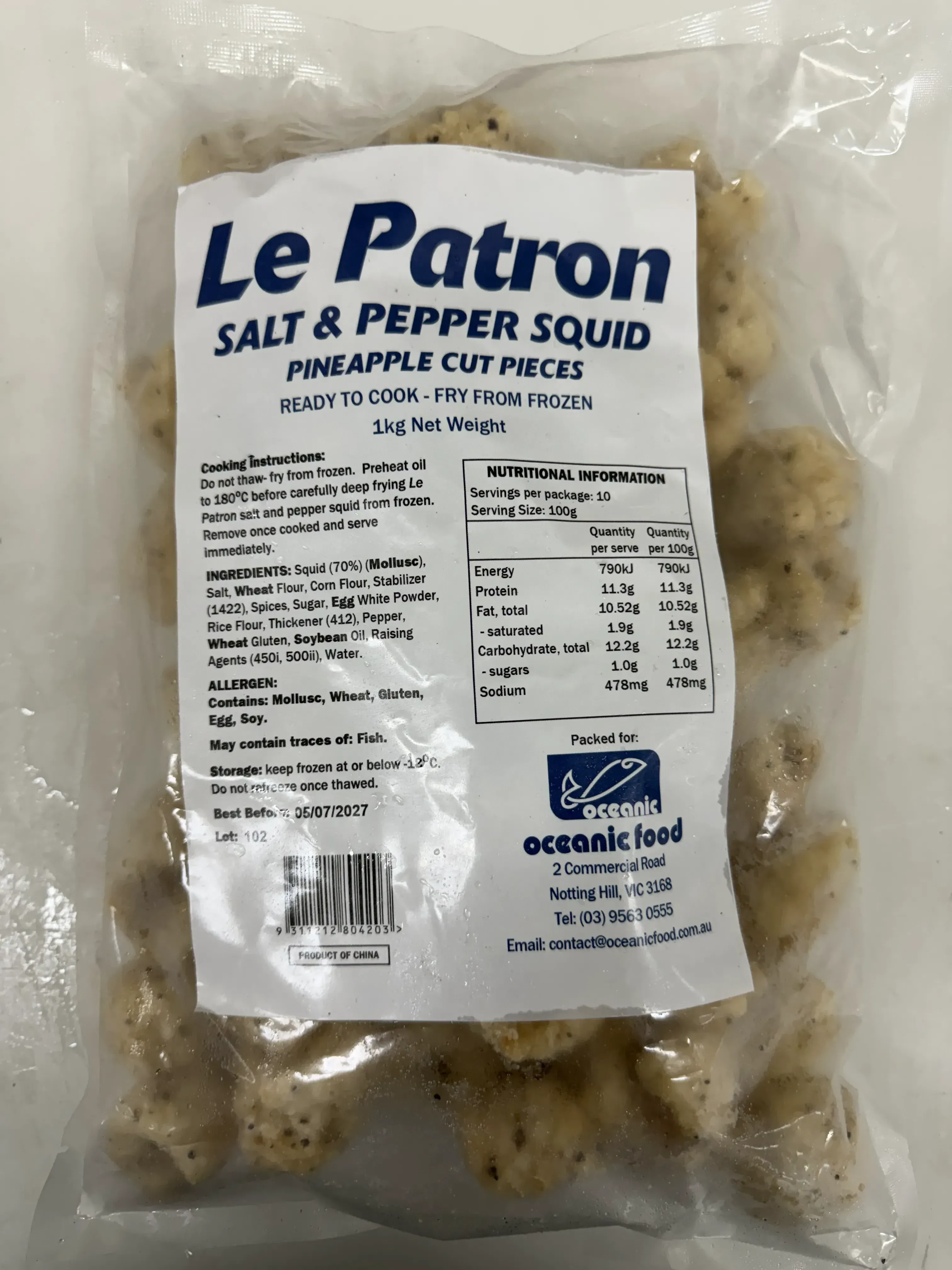 Le Patron Salt & Pepper Squid
