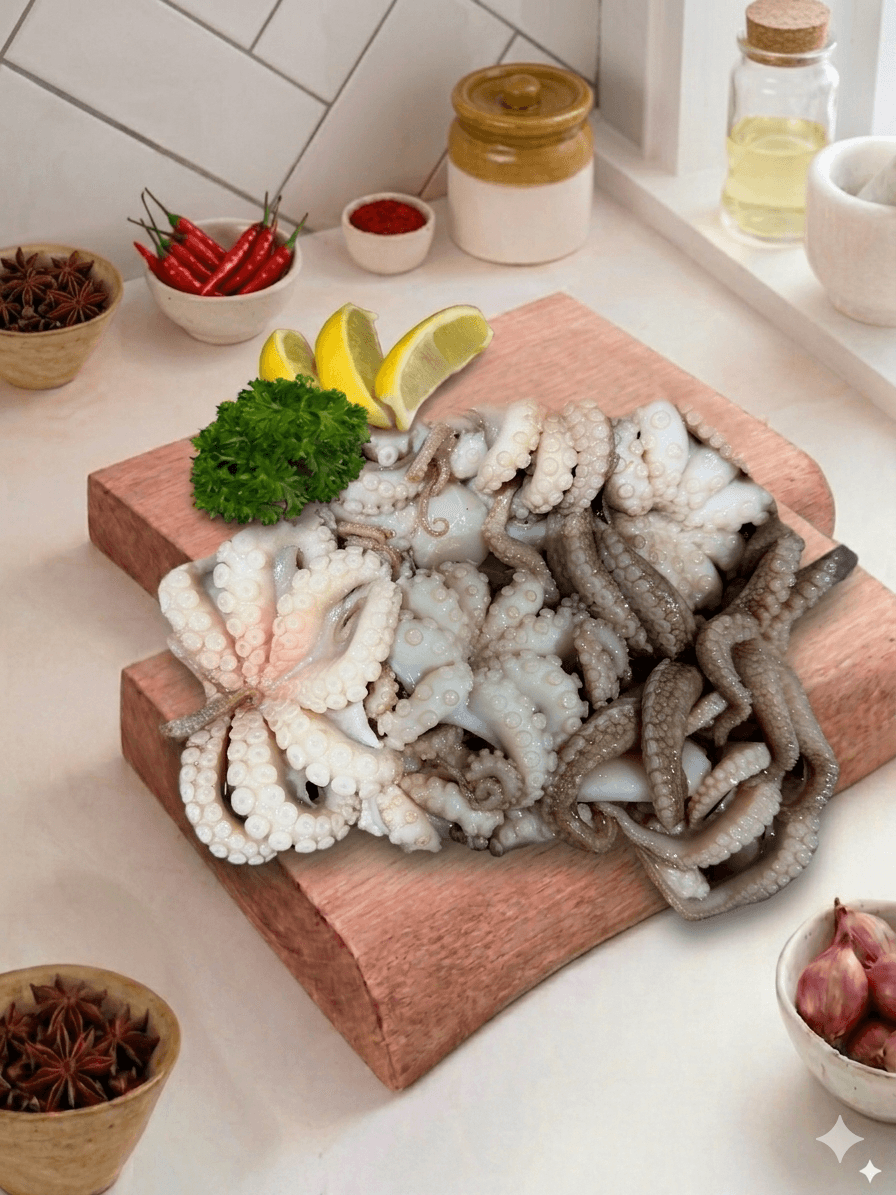 Cleaned Octopus 500g
