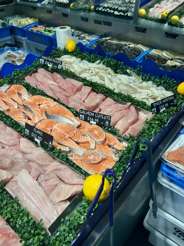 Fresh catch display