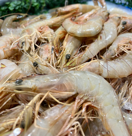 Prawns Banana Raw 1kg Pack.