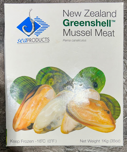 Mussel Meat NZ Green Shell 1kg pack