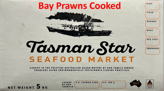 Bay Prawns Cooked 5kg carton.