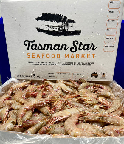 Tiger prawns Raw 10-20 5kg carton.