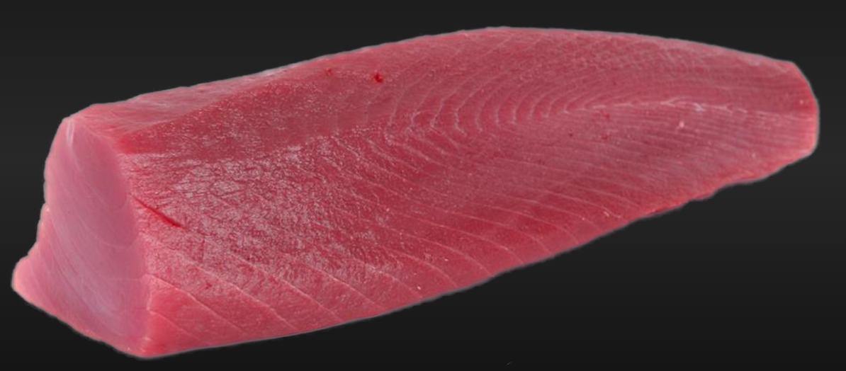 Fresh Sashimi Yellowfin Tuna per 500gm pack sliced.